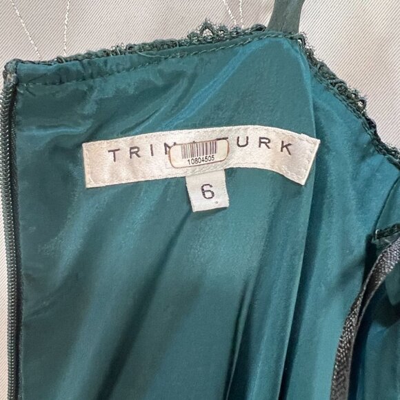 Trina Turk Green Broadway Lace Midi Dress $378 - Picture 9 of 11